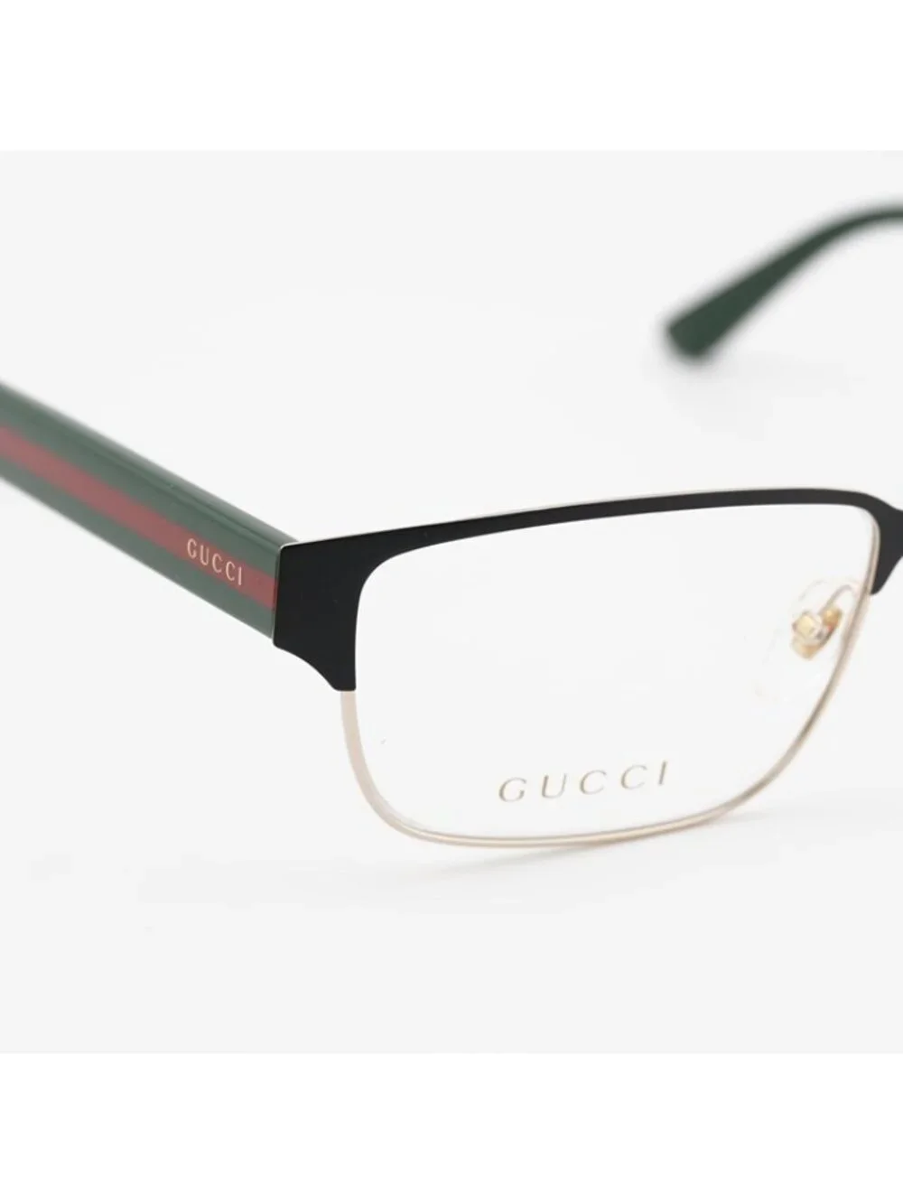 Gucci GG0753O 001 Eyeglasses Gold 58mm Rectangle Frame